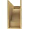 Ekena Millwork 11"W x 33"D x 22"H Classic Newport Rough Cedar Woodgrain TimberThane Corbel, Primed Tan CORUR11X33X22NEWRCPR - alternate 2